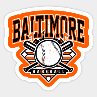 Vintage Baltimore Baseball Sticker